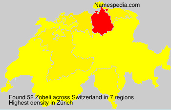 Surname Zobeli in Switzerland Surname Zobeli in Switzerland