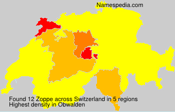 Surname Zoppe in Switzerland Surname Zoppe in Switzerland