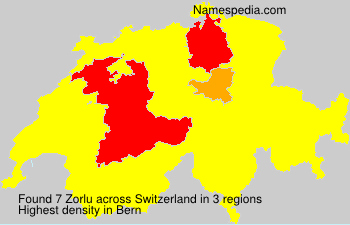 Surname Zorlu in Switzerland Surname Zorlu in Switzerland