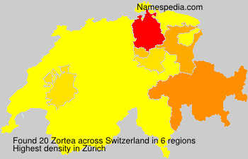 Surname Zortea in Switzerland Surname Zortea in Switzerland