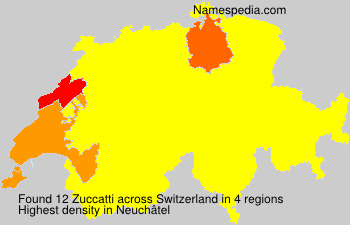 Surname Zuccatti in Switzerland Surname Zuccatti in Switzerland