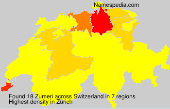 Surname Zumeri in Switzerland Surname Zumeri in Switzerland