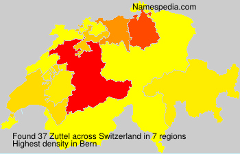 Surname Zuttel in Switzerland Surname Zuttel in Switzerland