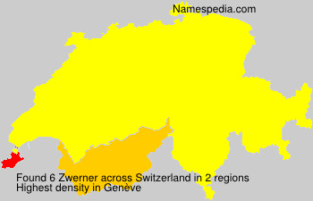 Surname Zwerner in Switzerland Surname Zwerner in Switzerland