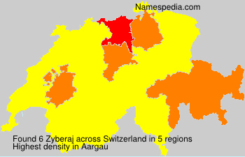 Surname Zyberaj in Switzerland