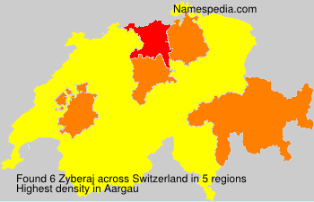 Surname Zyberaj in Switzerland Surname Zyberaj in Switzerland
