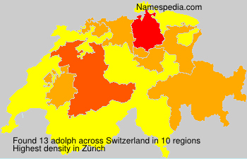 Surname adolph in Switzerland Surname adolph in Switzerland