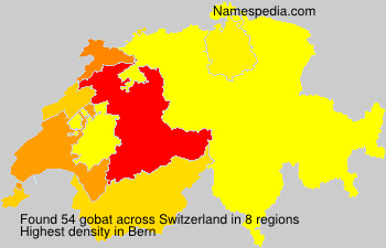 Surname gobat in Switzerland Surname gobat in Switzerland