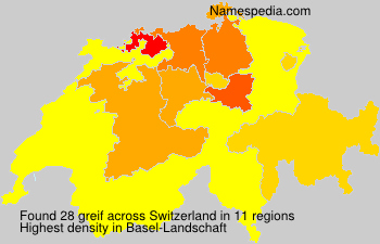 Surname greif in Switzerland Surname greif in Switzerland