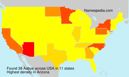 Surname Aabye in USA Surname Aabye in USA