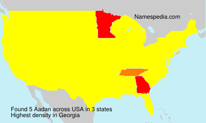 Surname Aadan in USA Surname Aadan in USA