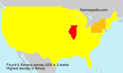 Surname Aanand in USA Surname Aanand in USA