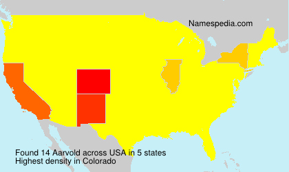 Surname Aarvold in USA Surname Aarvold in USA