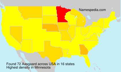 Surname Aasgaard in USA Surname Aasgaard in USA