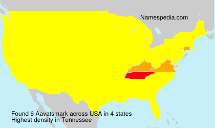 Surname Aavatsmark in USA Surname Aavatsmark in USA