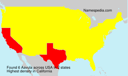 Surname Aavula in USA Surname Aavula in USA