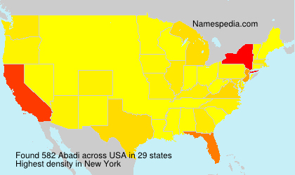 Surname Abadi in USA Surname Abadi in USA