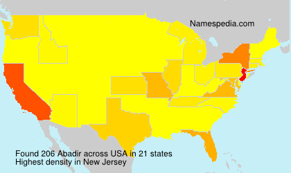 Surname Abadir in USA Surname Abadir in USA