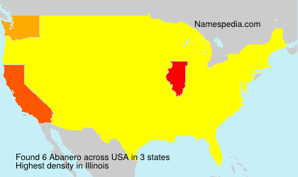 Surname Abanero in USA