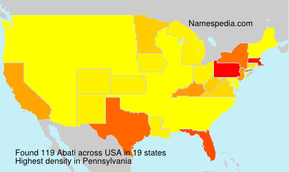 Surname Abati in USA Surname Abati in USA