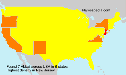 Surname Abbaf in USA Surname Abbaf in USA