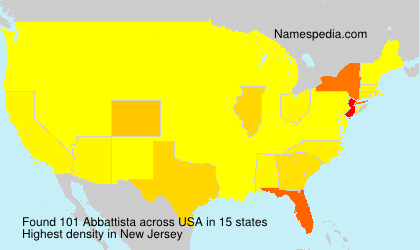 Surname Abbattista in USA Surname Abbattista in USA