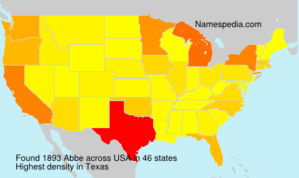 Surname Abbe in USA Surname Abbe in USA