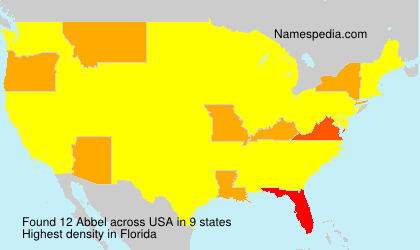 Surname Abbel in USA Surname Abbel in USA