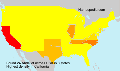 Surname Abdallat in USA Surname Abdallat in USA