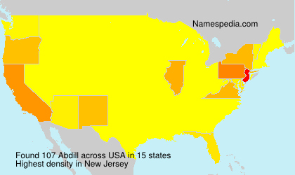 Surname Abdill in USA Surname Abdill in USA