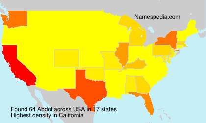 Surname Abdol in USA