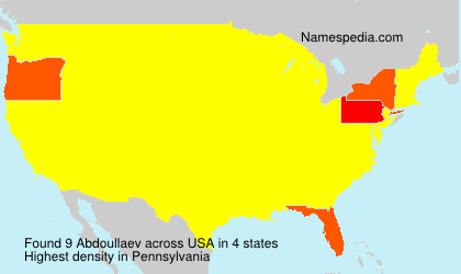 Surname Abdoullaev in USA Surname Abdoullaev in USA