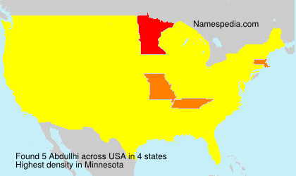Surname Abdullhi in USA Surname Abdullhi in USA