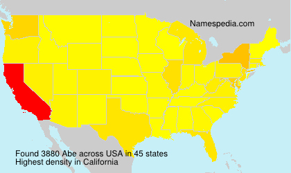 Surname Abe in USA Surname Abe in USA