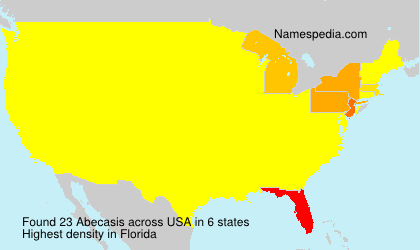 Surname Abecasis in USA Surname Abecasis in USA