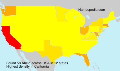 Surname Abeid in USA Surname Abeid in USA