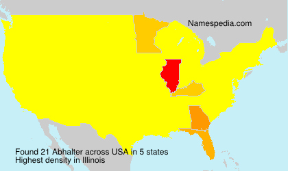 Surname Abhalter in USA Surname Abhalter in USA