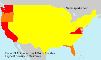 Surname Abidar in USA Surname Abidar in USA