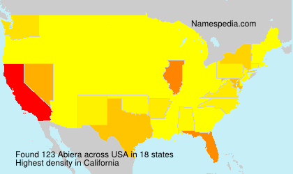 Surname Abiera in USA Surname Abiera in USA