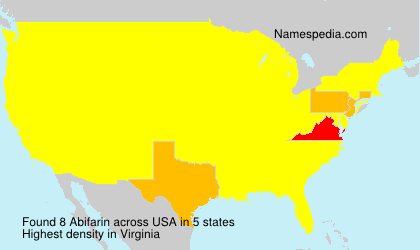 Surname Abifarin in USA Surname Abifarin in USA