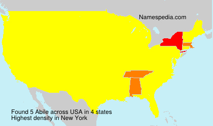 Surname Abile in USA Surname Abile in USA