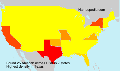 Surname Abisaab in USA Surname Abisaab in USA