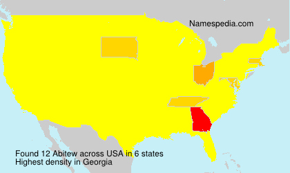 Surname Abitew in USA Surname Abitew in USA
