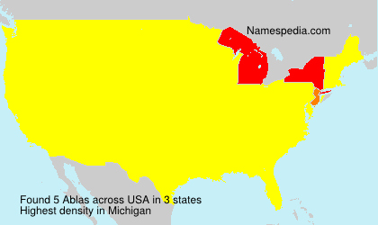 Surname Ablas in USA Surname Ablas in USA