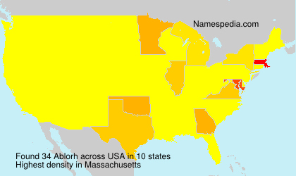 Surname Ablorh in USA Surname Ablorh in USA