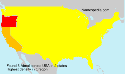 Surname Abnal in USA Surname Abnal in USA