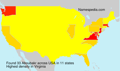 Surname Aboubakr in USA Surname Aboubakr in USA