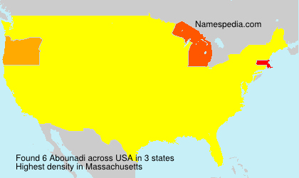 Surname Abounadi in USA Surname Abounadi in USA