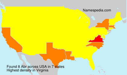 Surname Abr in USA Surname Abr in USA