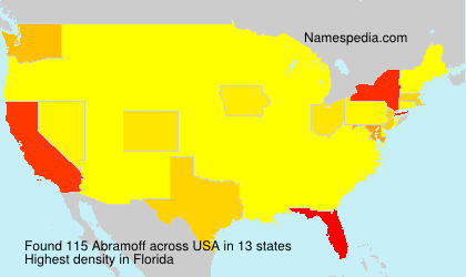 Surname Abramoff in USA Surname Abramoff in USA